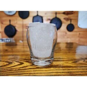 Di Amore Amaretto Lowball Etched Glass Tumbler